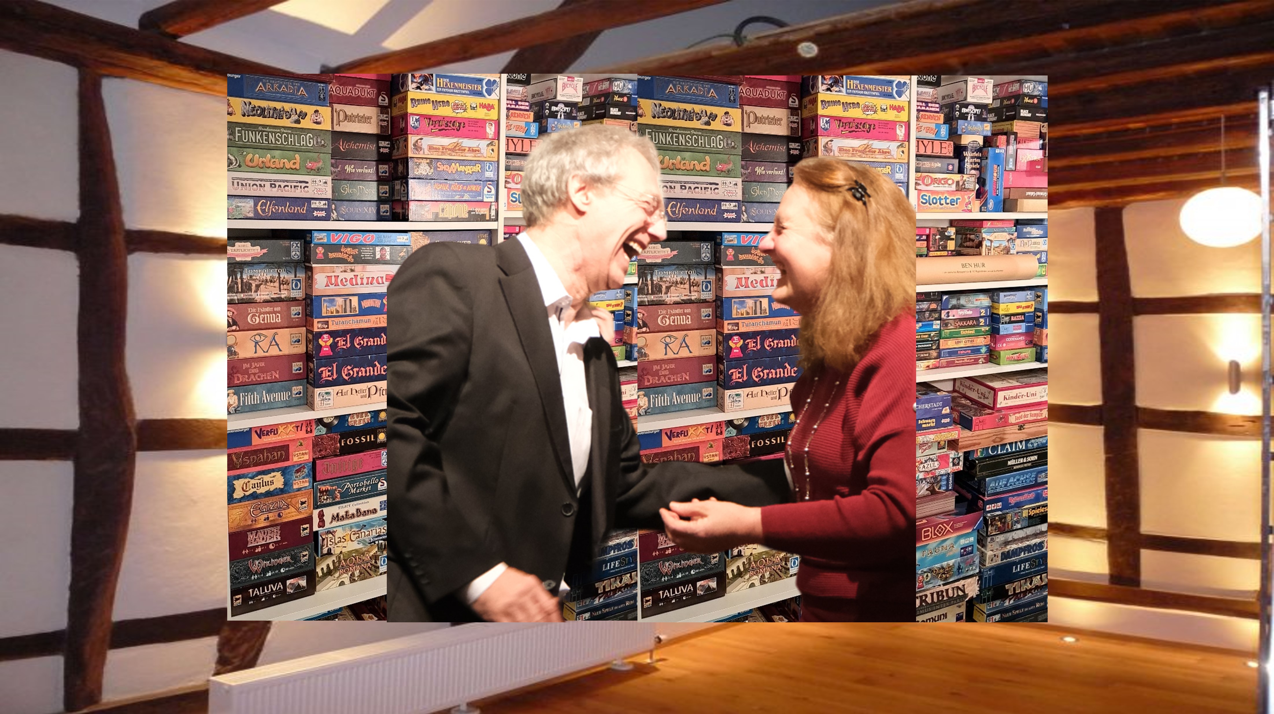 Spieleabend in Christels Scheune